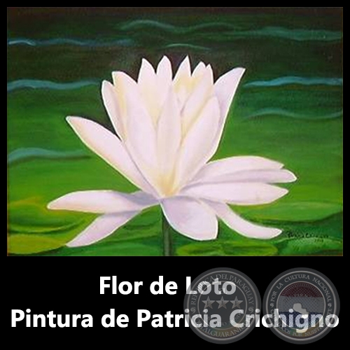 Flor de Loto - Pintura de Patricia Crichigno